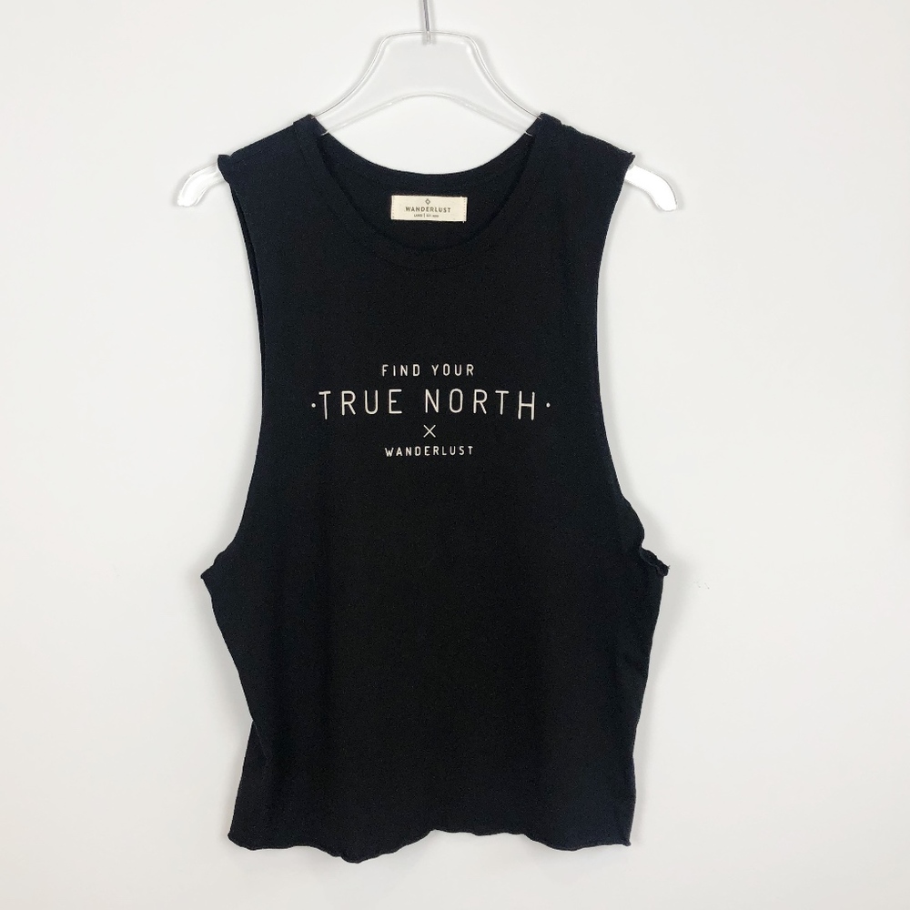 NWOT Wanderlust Find Your True North Tank Top